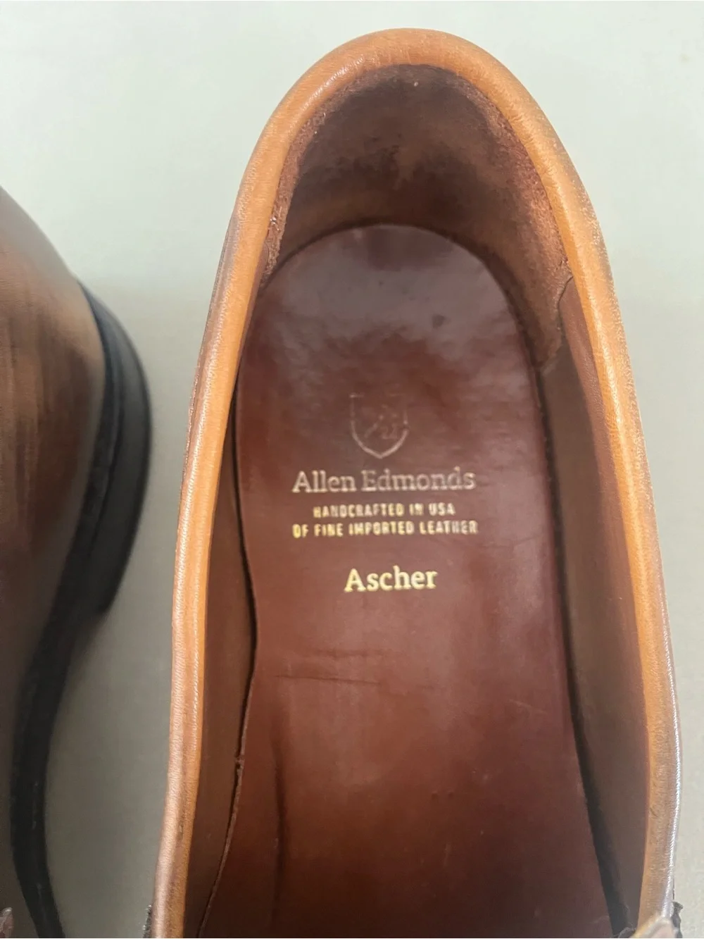 Allen Edmonds Brown Leather Penny Loafers